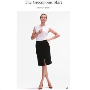 MM LAFLEUR The Greenpoint Skirt In Black